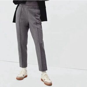Everlane The Dream‎ Pant Trouser Knit | Heathered Charcoal Gray